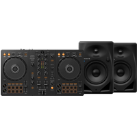 Pioneer DJ DDJ-FLX4 + Pioneer DJ DM-50D-BT Zwart