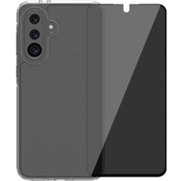 BlueBuilt Protective Cover Samsung Galaxy A36 Transparant + Privacy Screenprotector Glas