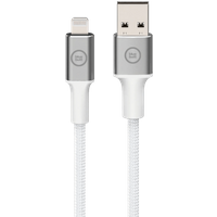 BlueBuilt Usb A naar Lightning Kabel 3m Nylon Wit