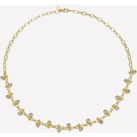 Taylor Chain Charm Necklace - Rhodium Plated