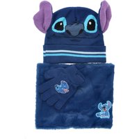 Lilo & Stitch muts, col en handschoenen