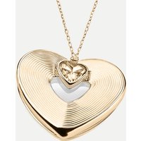 Laure Love Heart Pendant - 18k Rose Gold Plated
