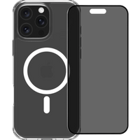 BlueBuilt Protective Back Cover met MagSafe iPhone 16 Pro Max + Privacy Screenprotector
