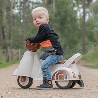 Loopauto vanaf 1 jaar Scooter Retro Creme - Bandits & Angels