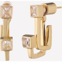 Maelenn Gold Ear Jacket Earrings - Champagne / 18k Gold Plated