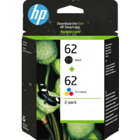 HP 62 Cartridges Combo Pack