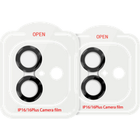 BlueBuilt Apple iPhone 16/16 Plus Camera Lens Protector Aluminium Duo Pack
