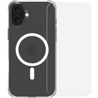 BlueBuilt Protective Back Cover met MagSafe iPhone 16 Plus + Screenprotector Glas