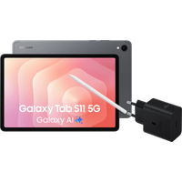 Samsung Galaxy Tab S11 11 inch 128GB Wifi en 5G Grijs Enterprise Edition + Oplaadpakket