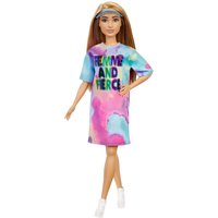 Barbie Tienerpop met Gekleurde Jurk