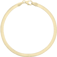 Marena Yellow Gold Herringbone Bracelet