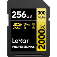 Lexar Professional SDXC 2000x GOLD 256GB 260MB/s