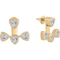 Lili Swarovski Earring Jackets - 18k Gold Plated