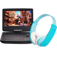Denver MT-1097 + JVC HA-KD7 Blauw