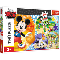 Mickey Mouse Puzzel - Time for playing sports!