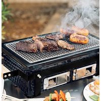 Keramische tafelbarbecue Shichirin - zwart