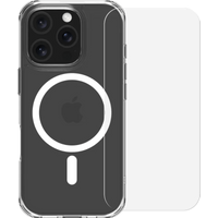 BlueBuilt Protective Back Cover met MagSafe iPhone 16 Pro + Screenprotector Glas