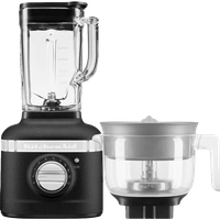 KitchenAid Artisan K400 5KSB4026EBK Vulkaanzwart + citruspers opzetstuk