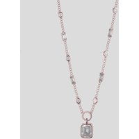 Indre Stone Pendant Necklace - 18k Rose Gold Plated