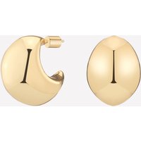 Halé Dome Hoops - 18k Gold Plated Brass