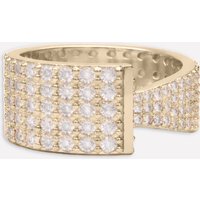 Monet Asymmetrical Ring - 8 / 18k Gold Plated Brass