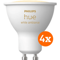 Philips Hue White Ambiance GU10 4-pack