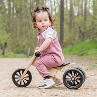 Bandits and Angels Smart Bike 4in1 classic - Houten loopfiets driewieler vanaf 1 jaar