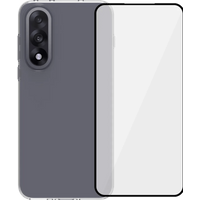 BlueBuilt OnePlus Nord 5 Back Cover Transparant + Screenprotector Glas