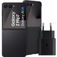 Samsung Galaxy Z Flip 7 256GB Zwart 5G + Accessoirepakket
