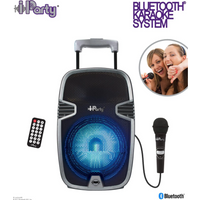 Draagbare Bluetooth Trolley Speaker met karaokemicrofoon