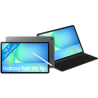 Samsung Galaxy Tab S10 FE Plus 13,1 inch 128GB Wifi Grijs + Toetsenbord Hoes QWERTY