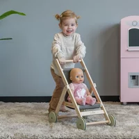 Poppenbuggy 2 jaar hout groen (ook voor jongens) Lovely Green - Bandits & Angels