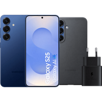 Samsung Galaxy S25 256GB Donkerblauw 5G + Accessoirepakket