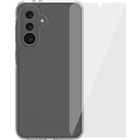 BlueBuilt Protective Back Cover Samsung Galaxy A36 Transparant + Screenprotector Glas
