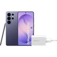 Samsung Galaxy S26 Ultra 512GB Donkerblauw 5G + BlueBuilt Oplader 65 Watt Wit