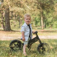 Bandits and Angels 2in1 black - Houten loopfiets vanaf 2 jaar