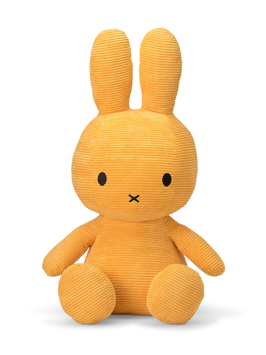 Nijnje Corduroy knuffel 70cm - Yellow