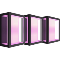 Philips Hue Impress muurlamp White and Color zwart breed 3-pack
