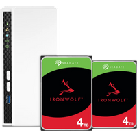 QNAP TS-233 + Seagate Ironwolf 4TB Duo pack