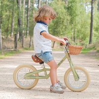 Bandits and Angels Retro Rider groen - 12 inch loopfiets vanaf 2,5 jaar