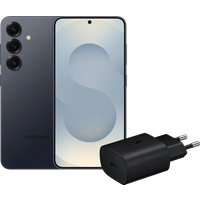 Samsung Galaxy S25 256GB Zilver 5G + Samsung Oplader 25 Watt Zwart