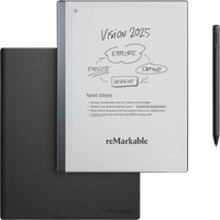 reMarkable 2 met Leren Book Case Leer Zwart