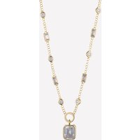 Indre Stone Pendant Necklace - 18k Gold Plated
