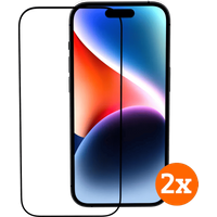 BlueBuilt Apple iPhone 15 Screenprotector Glas Duo Pack