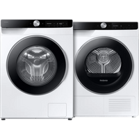 Samsung WW90DG6U85LK AI Wash + Samsung DV90DG6845LKU3 AI Dry