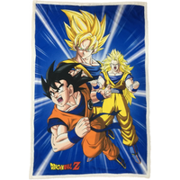 Dragon Ball Z fleece deken - sherpa