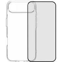 BlueBuilt Protective Back Cover iPhone Air Transparant + BlueBuilt iPhone 17 Air Screenprotector Glas