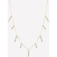 Jacquelyn Charm Chain Necklace - 18k Rose Gold Plated