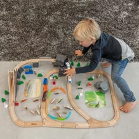 Houten treinset dinosaurus 90 dlg 3 jaar - Bandits and Angels