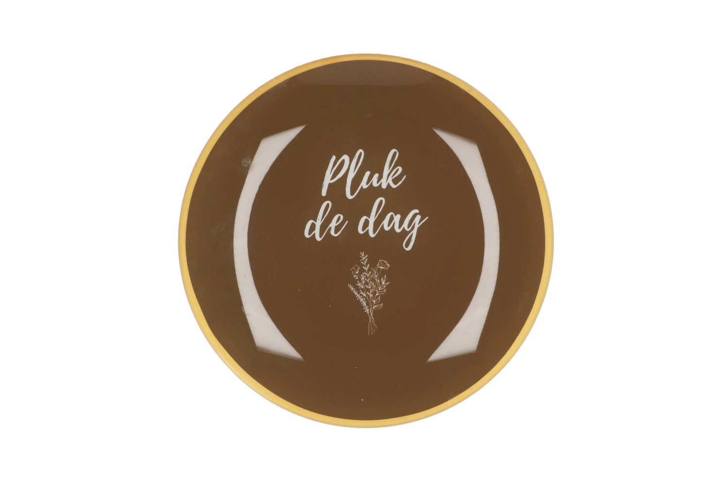 Plate round pluk de dag